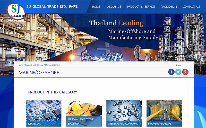 รับทำเว็บไซต์S.J Global Trade Ltd., Part. รับทำเว็บไซต์S.J Global Trade Ltd., Part.