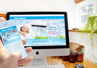 รับทำเว็บไซต์เย็นสบาย เซอร์วิส แอร์